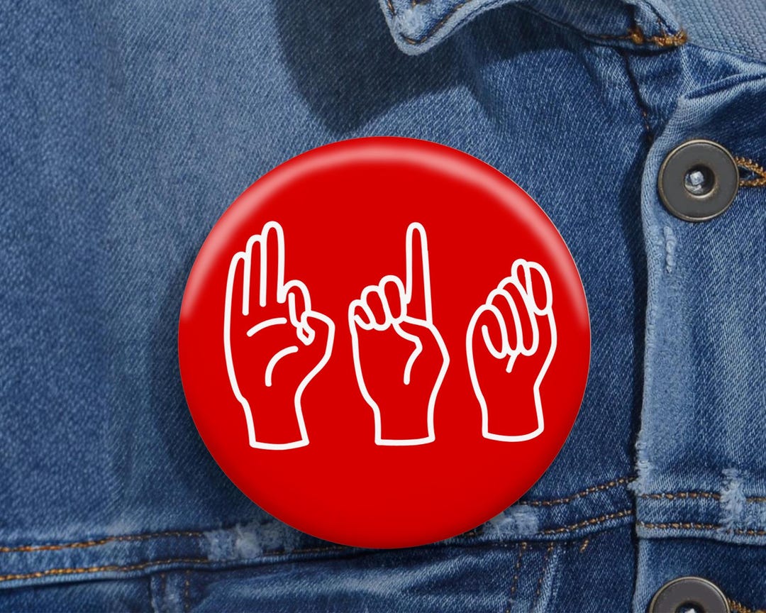 Anti Trump FDT Button Pin, 90s Political Satire Badge, MAGA Protest Pin ...