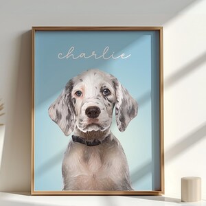 Custom Dog Photo, Dogs Royal Painting Gift, Pet gift, Dog Loss Wall Art, Unique Puppy Gifts, Personalized Gifts, Portrait Matte Canvas