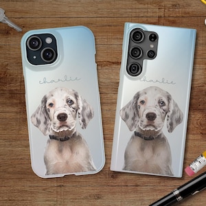 Custom Dog Photo Portrait Phone Case, Dogs Royal Painting Gift, Pet loss gift, Dog Loss Mobile Case, Unique Puppy Gifts, Personalized Gifts