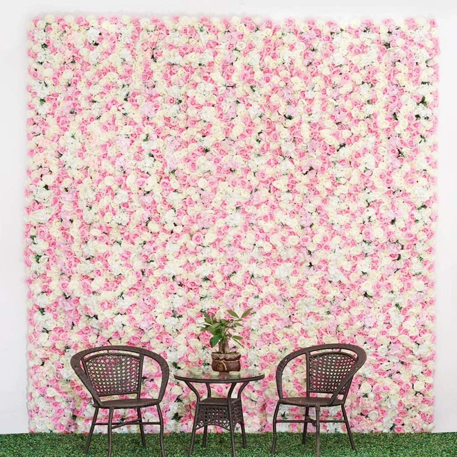 Flower Panels 24x16 Flower Wall Screen Artificial Etsy