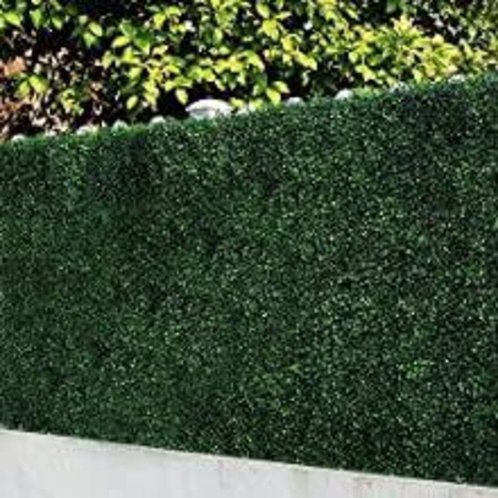 12pcs 20x20" Artificial Boxwood Wall Hedge Mat Plant Panels Outdoor