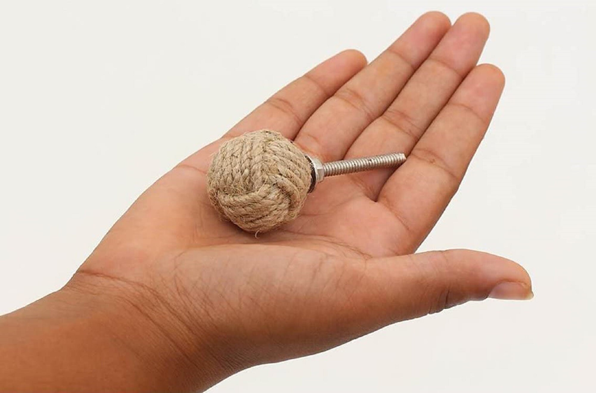 Jute Rope Door Knobs Set of 10/Pull and Push Handle Knobs for Etsy