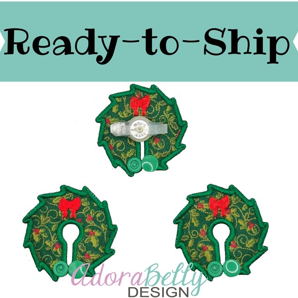 Wreath Tubie Cover (G tube Pad) Ready-to-ship