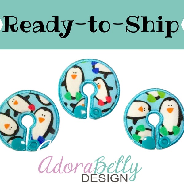 Penguins Tubie Covers  (Gtube Pads) Ready-to-ship