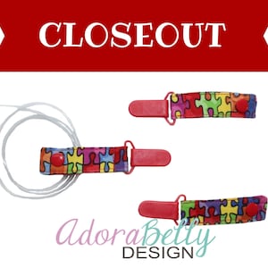 Puzzle AdoraClip - Tubie Clip (Gtube, IV, Ventilator connection)  Ready-to-ship
