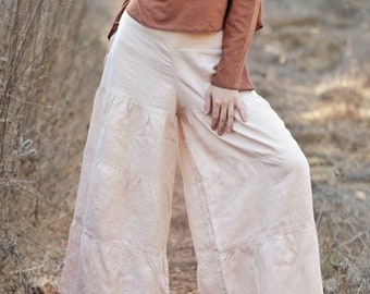 New Collection - Wide Leg Pants For Woman / Bell Bottom Pants / Hemp Women clothing / Wide Yoga Pants