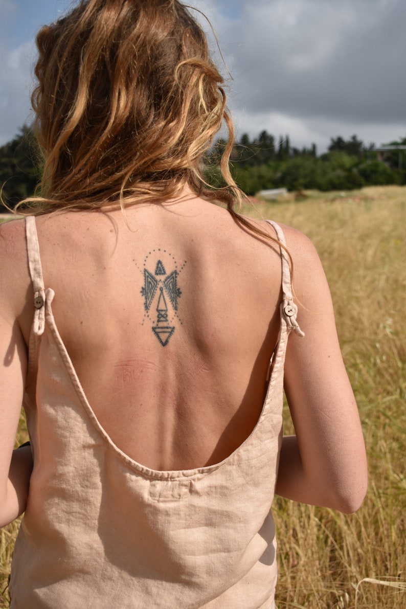 White Tank Top, Women Tank Top, Backless Top, Open Back Blouse, Hemp Women Top, Crop Top With Button Front image 7