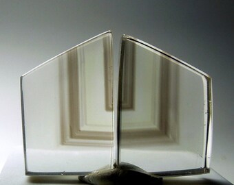 Paire de Quartz zoné de couleur