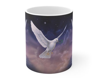 White Doves Mug 11oz