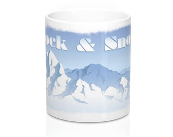 Rock & Snow Mountain Range Mug 11oz