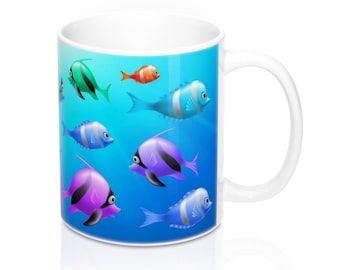 Happy Fish Mug 11oz