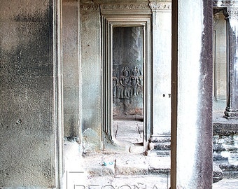 Angkor Wat, Siem Reap, Cambodge, photographie de voyage, Temple, Fine Art, photojournalisme, noir et blanc, décoration, Architecture, couleur