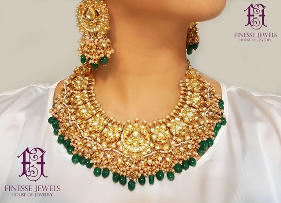 Kundan Necklace Set Sabyasachi Jewelry 