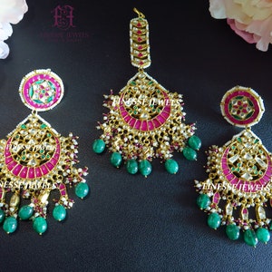 Sabyasachi Jewelry Indian Jewelry Set Kundan Maang Tikka - Etsy