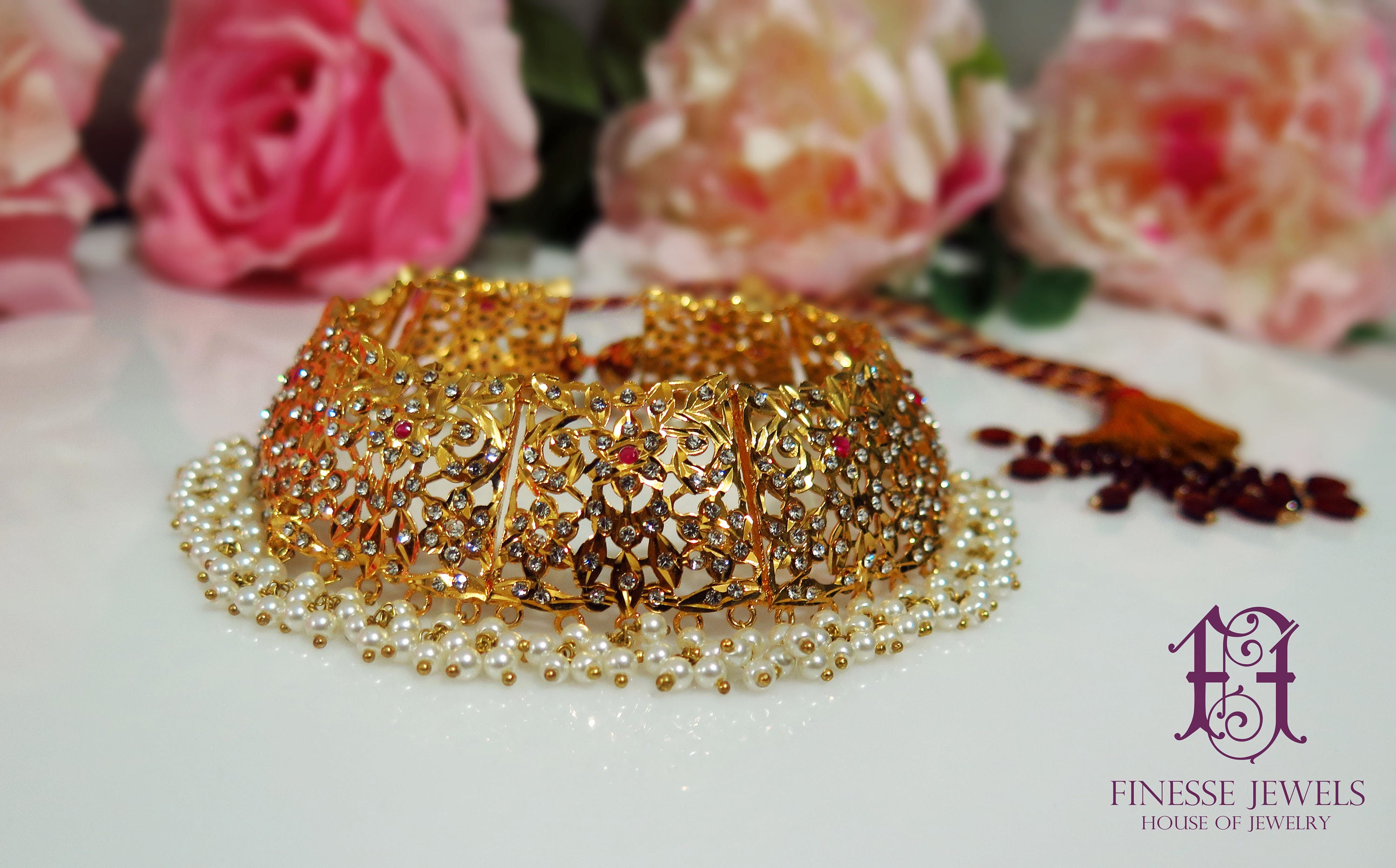 Hyderabadi Kundan Choker Set Tikka Jhooomar Passa Jadau | Etsy