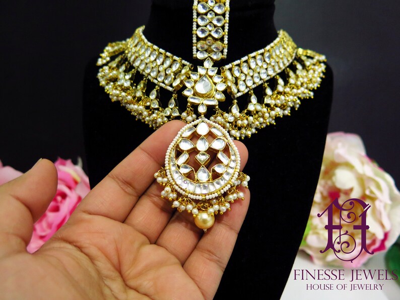 Bridal Gold Kundan Matha Patti Indian Jewelry Indian Etsy