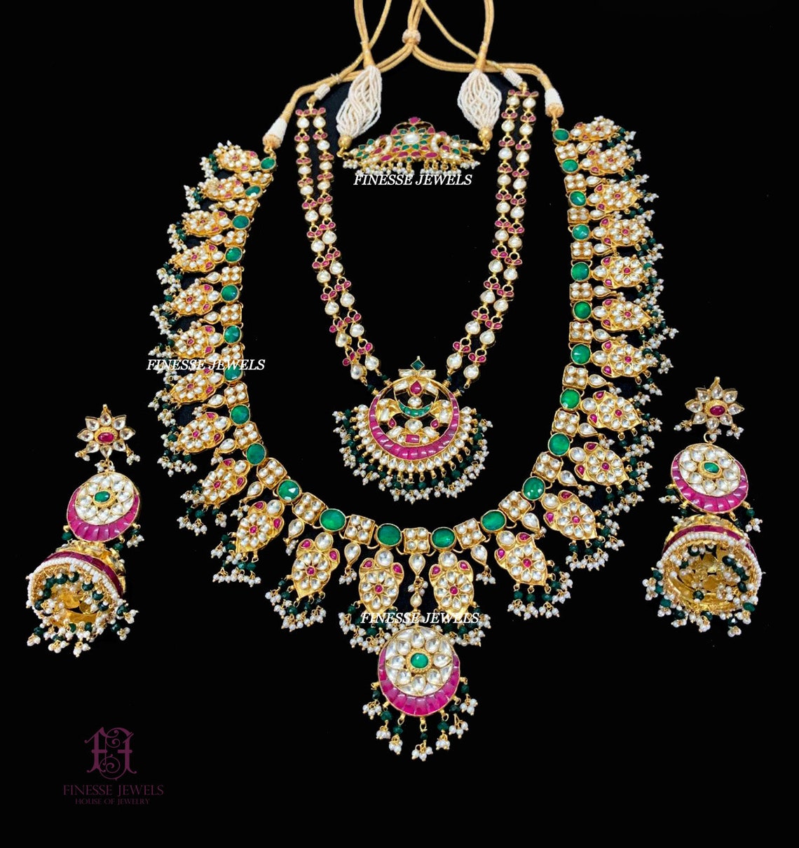 Indian Jewelry Set Kundan Jewelry Sabyasachi Jewelry Kundan Etsy