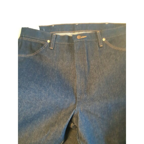 Vintage Wrangler Denim Jeans Original Fit Blue Me… - image 3