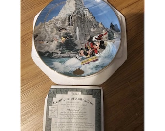 ディズニーランド　50周年記念　チケットプレート　コレクター ダッドソン社製ディズニーランド50周年記念コレクターズプレート
