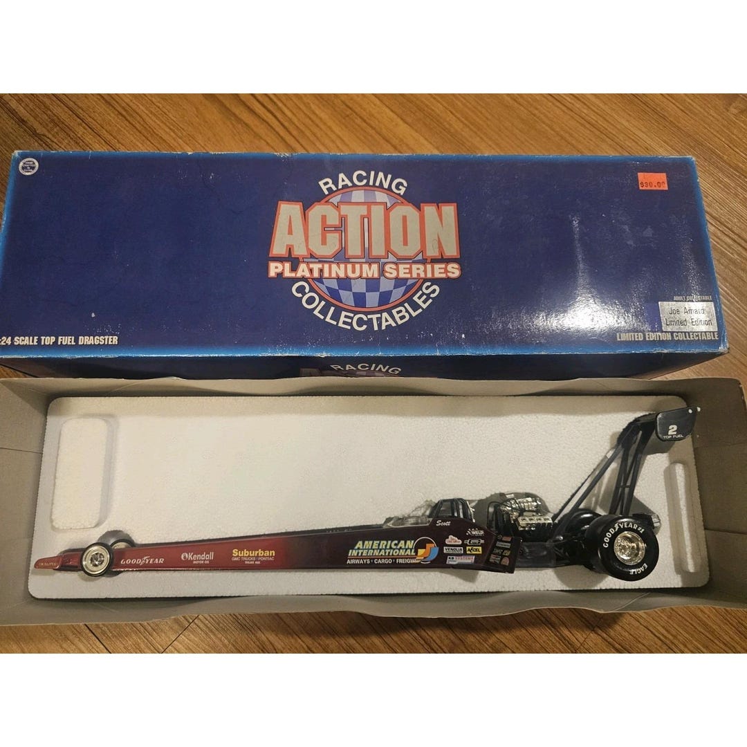 Vintage Racing Action Platinum Series Collectables Joe Amato Top Fuel ...