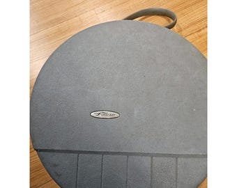 Vintage Forecast Luggage Suitcase Hard Shell Blue Travel Round