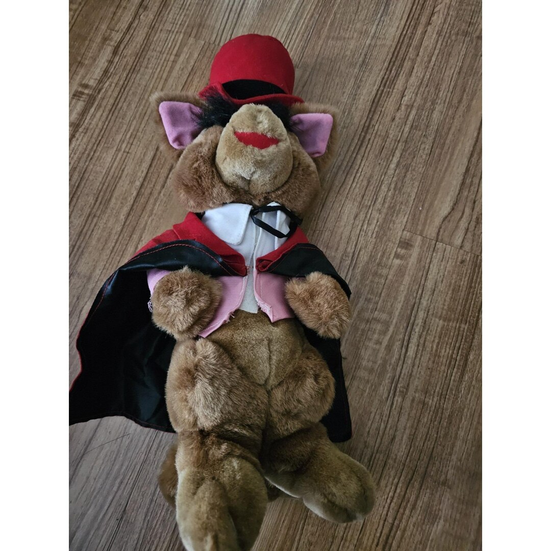 Vintage Fievel Goes West Cat R Waul Plush Stuffed Animal Universal ...