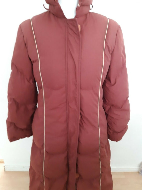 Vintage Down & Feather Outerwear Jacket Coat Full