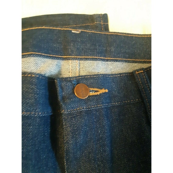 Vintage Wrangler Denim Jeans Original Fit Blue Me… - image 4