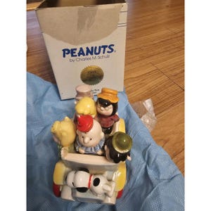 Peanuts Schmid Music Boxes - Etsy
