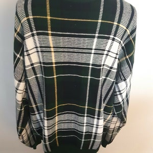 Vintage Nautica Sweater 90s Knit Plaid 