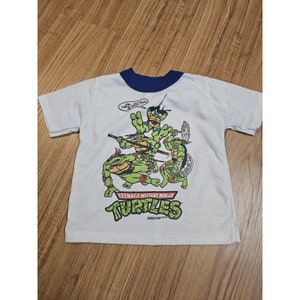 Vtg 90s Teenage Mutant Ninja Turtles Shirt TMNT Movie tshirt Kids Youth  MEDIUM