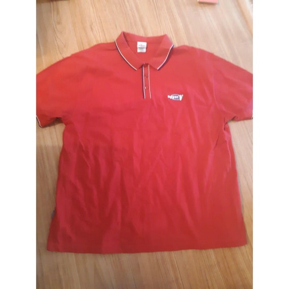 Vintage The Disney Store Tigger Polo Solid Red Si… - image 2