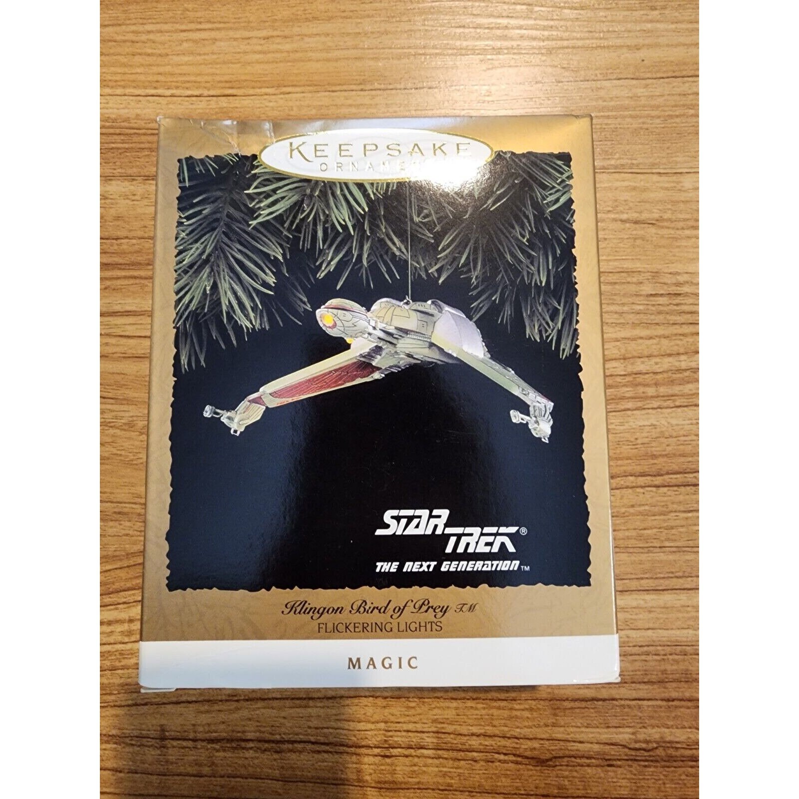 Klingon bird of prey christmas ornament