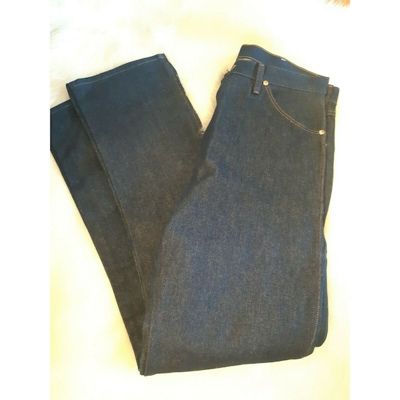 Vintage Wrangler Denim Jeans Original Fit Blue Me… - image 1
