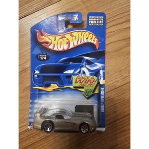 Vintage Hot Wheels Dodge Viper GTS-R 2002 Nummer 174 Auto Mattel