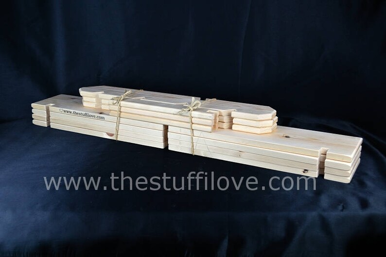 100cm39.5 Collapsible Display StandShelves For Craft And Trade Shows Or Shops. 4 Shelf 1 Meter Wide