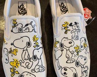 vans shoes snoopy