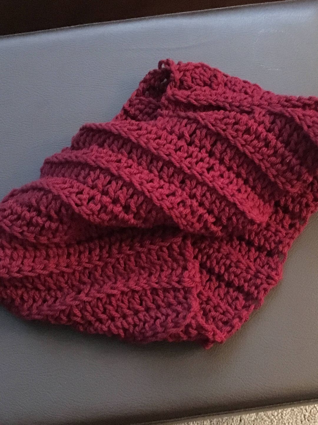 Cranberry Infinity Scarf - Etsy