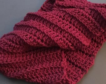 Cranberry Infinity Cowl