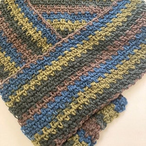 Striped Crochet Scarf