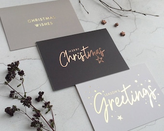 Luxury Gold Foil Christmas Cards