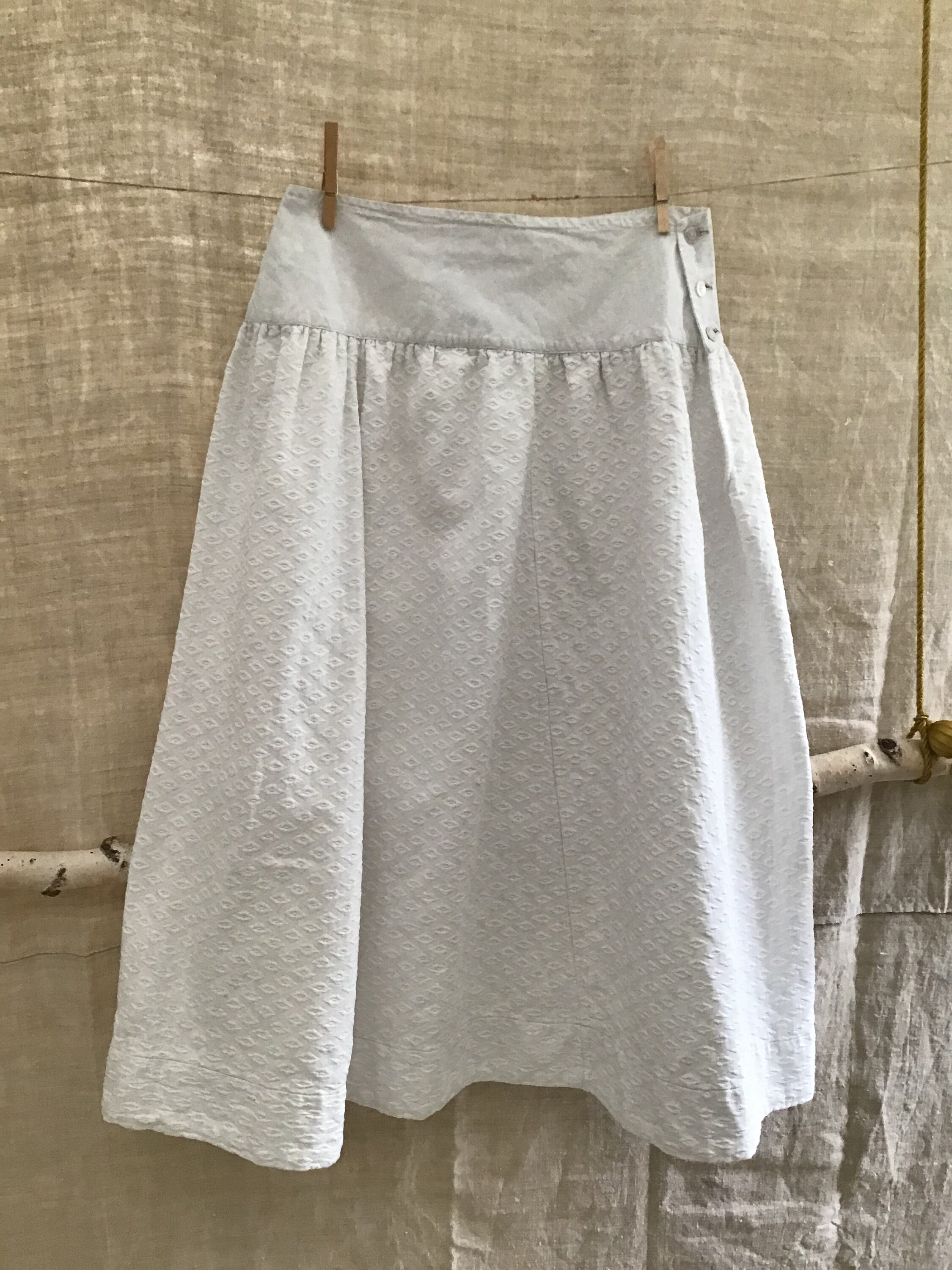 Antique/vintage French Petticoat Cotton Women's Skirt - Etsy