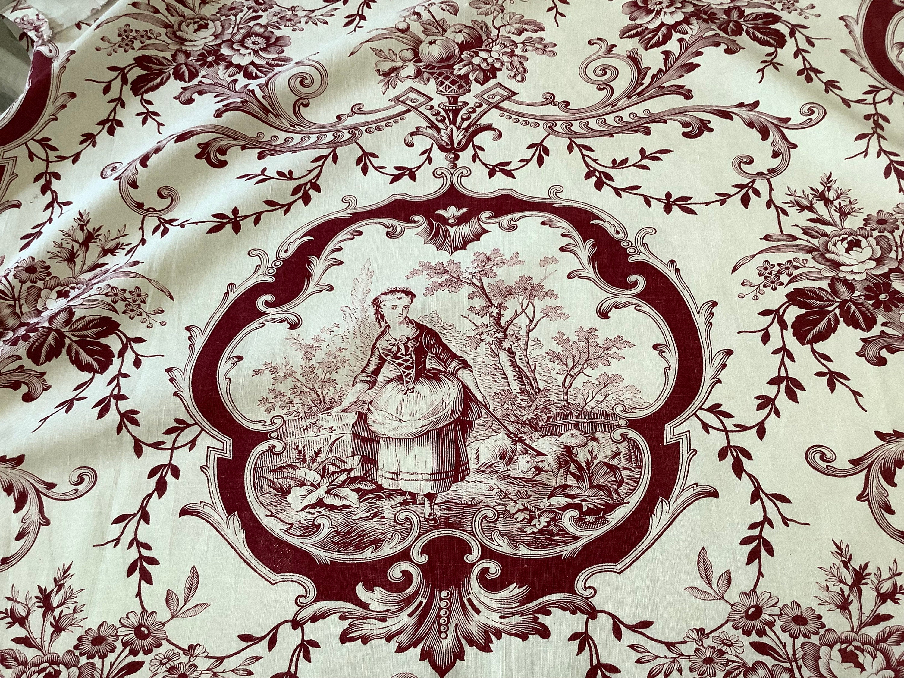 French Toile Cotton Canvas - Folkwear