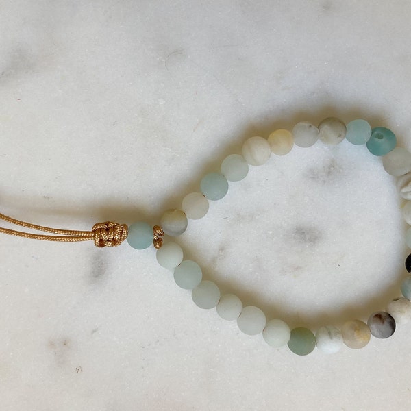 Amazonite Wrist Mala