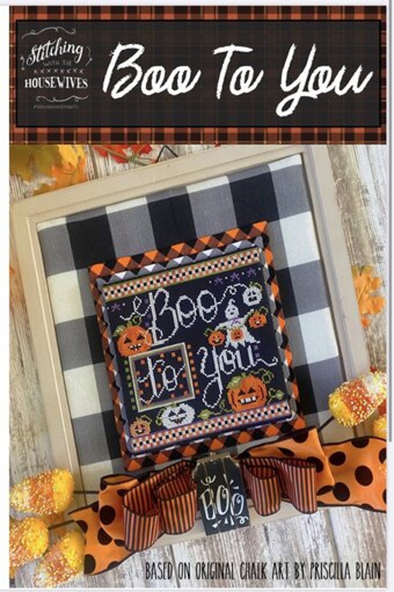 Boo to You by Stitching With the Housewives Etsy