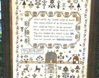 Mary Meads 1840 by Samplers Not Forgotten