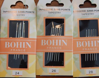 Bohin Tapestry Needles (24, 26, or 28)