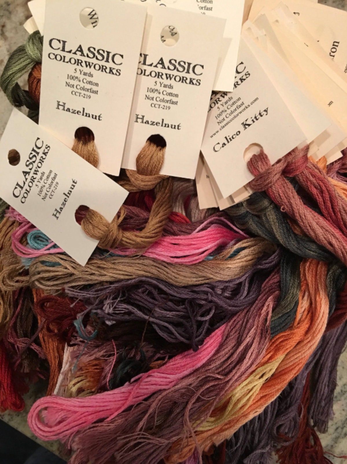 Ribbon Red Classic Colorworks 6 Strand Hand-Dyed Embroidery Floss, Classic  Colorworks #CCT-197