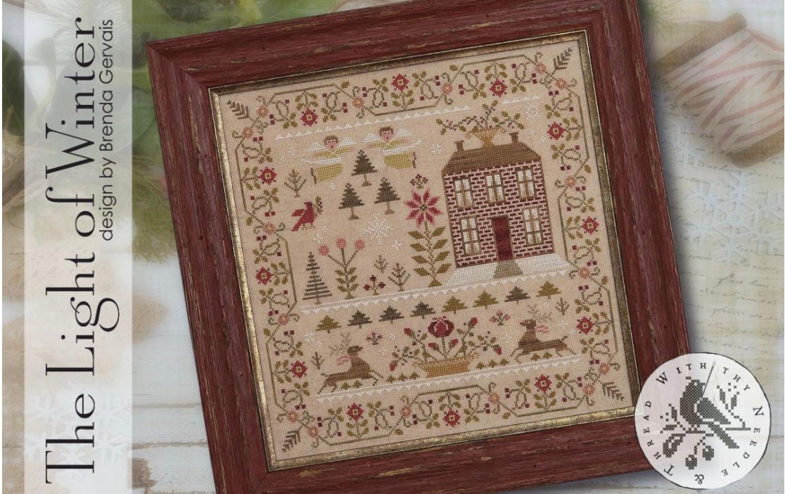 The Light of Winter by Brenda Gervais With Thy Needle and Thread