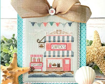 Beach Boardwalk ~ Snack Shop from Country Cottage Needleworks